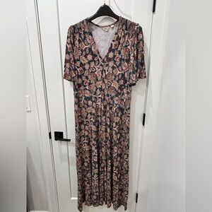Boden Multicolor Paisley Maxi Dress